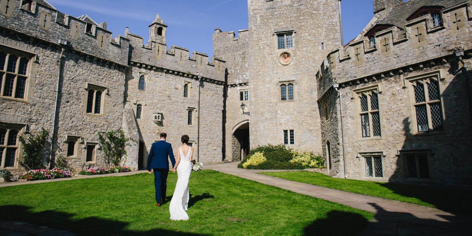 Wedding venue south Wales, St Donat's Castle