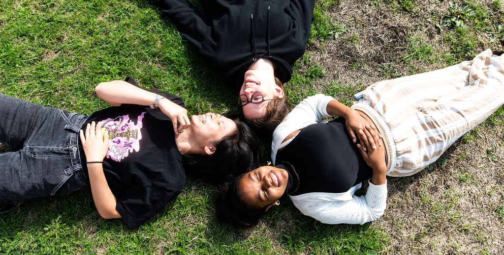 UWC Atlantic College summer education UWC Atlantic students laying down with their heads together