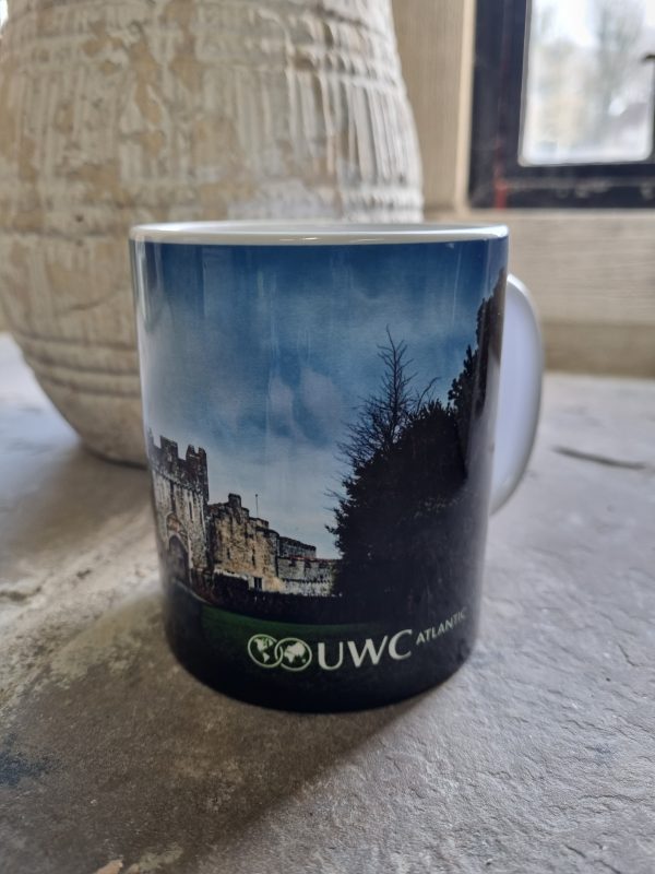 UWC Atlantic mug design 2 of St Donat's Castle portcullis