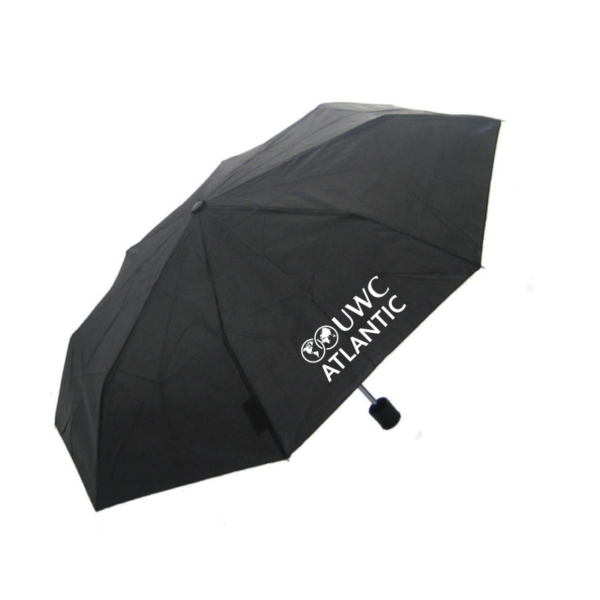 UWC Black Umbrella with white logo