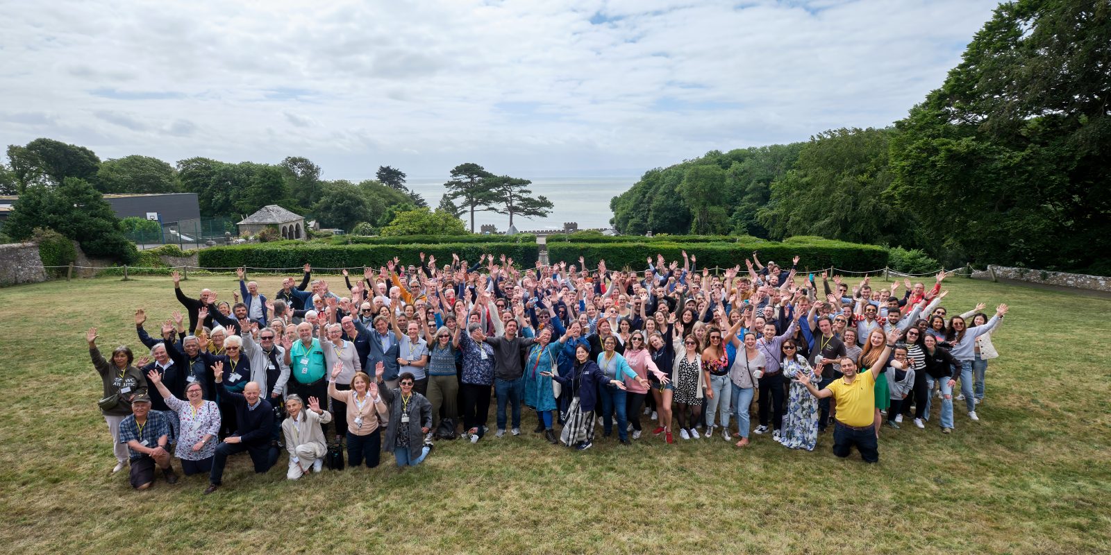 UWC Atlantic alumni reunion on top lawn