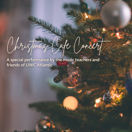 Christmas cafe concert banner image